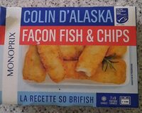 Filets de colin façon fish & chips