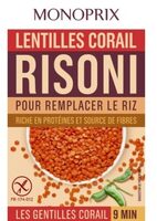Risoni de Lentilles corail