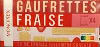 Gaufrettes Fraise