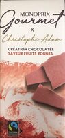 Création chocolatée saveur fruits rouges
