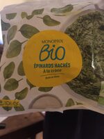 Epinards haches a la creme bio