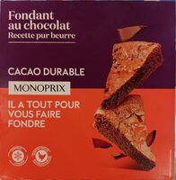 Fondant au chocolat