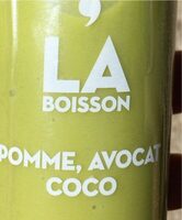 La boisson pomme avicat coco