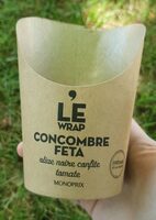 Le wrap concombre feta