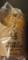 Wrap poulet aubergine
