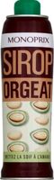 Sirop d’orgeat