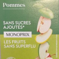 Compote pommes sans sucres ajoutés