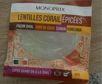 Lentilles corail épicées façon dahl