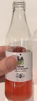 La boisson bio kéfir d’eau et de fruits hibiscus, sureau