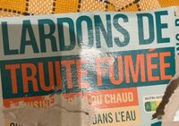 Lardons de truite fumée