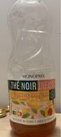Thé noir infusé saveur pêche