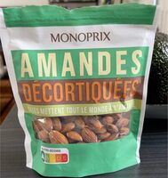 Amandes decortiquées