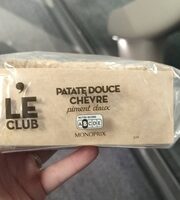 Sandwich patates douces chèvre