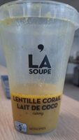 L'A SOUPE Lentilles corail lait de coco curry