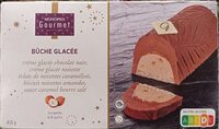Bûche glacée chocolat noir noisette