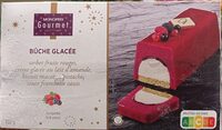 Bûche glacée fruits rouges