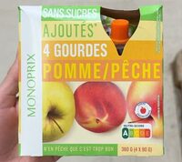 4 Gourdes Pomme Pêche