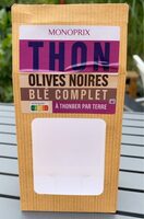 Sandwich thon olive noir blé complet