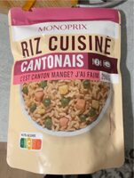 Riz cuisiné cantonnais