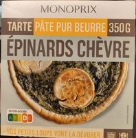 Tarte épinards chèvre