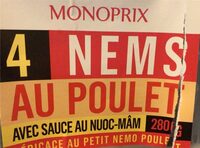 4 Nems Au Poulet