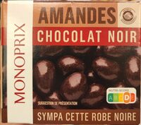 Amandes chocolat noir