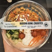 Budha bowl crudités
