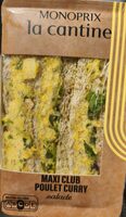 Maxi club Poulet Curry Salade