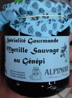 Spécialité gourmande myrtille sauvage au Génépi