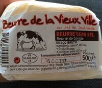 Beurre de baratte demi sel