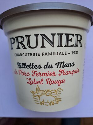Rillettes du Mans de Porc Fermier Label Rouge