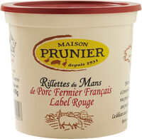 Rillettes du Mans de Porc Fermier Label Rouge