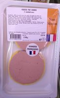 Prunier mousse pur canard en medaillon x2