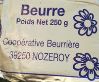 Beurre doux de Nozeroy