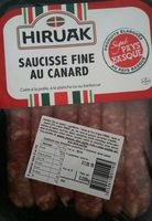Saucisse fine au canard