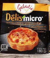 Quiche lorraine micro pondable