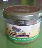 Rillettes de poulet aux petits légumes