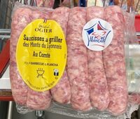 Saucisses a griller des monts Lyonnais -au Comté