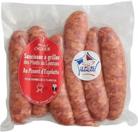 Saucisses à griller au piment d'Espelette
