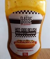 Hot dog relish moutarde-cornichons