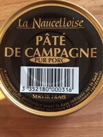 Pate de campagne pur porc LA NAUCELLOISE