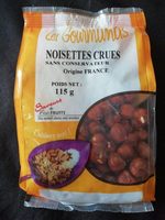 Noisettes crues