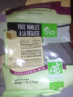 Pâte vanillée à la réglisse