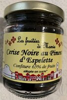 Confiture de cerise noire au piment d'espelette
