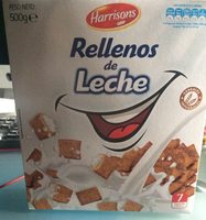 Cereales rellenos de leche