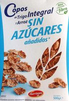 Copos de trigo integral y arroz sin azúcares añadidos