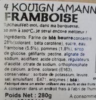 4 Kouign Amann Framboise