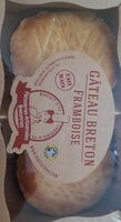 2 gâteaux bretons individuels framboise