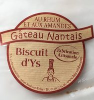 Gâteau nantais au rhum et aux amandes