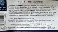 Acras de morue